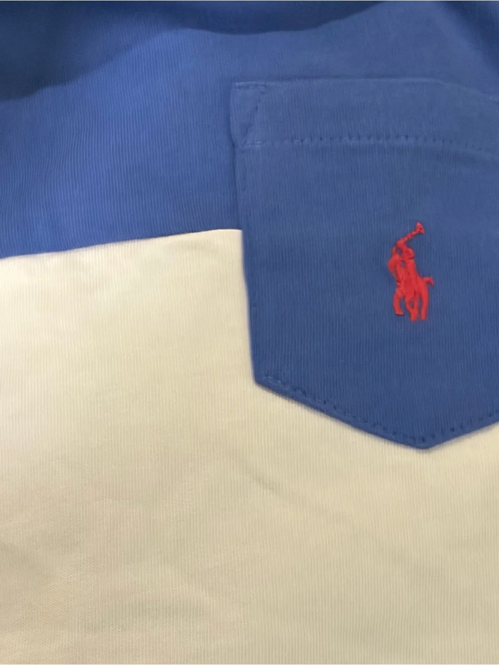Polo by Ralph Lauren Colorblock Pocket Tee - Blue, White, boy various